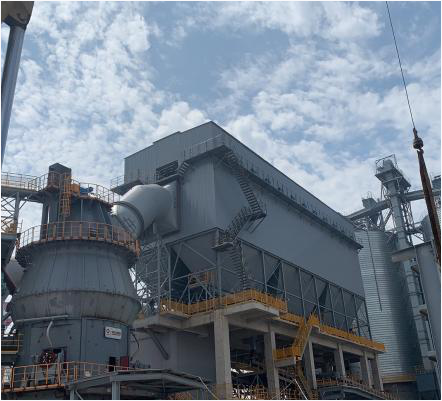 Hebei Iron and Steel Construction Group's new project of blast furnace slag grinding dust collector